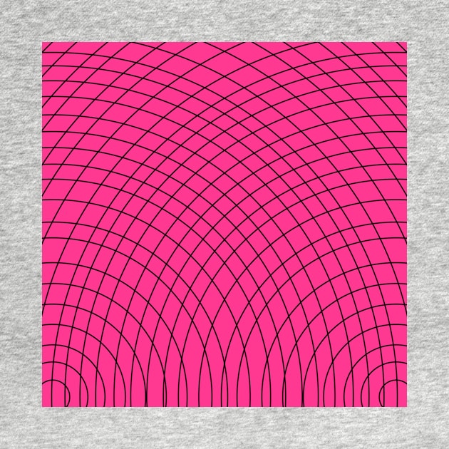 Pink arched geometric pattern by RavenRarities